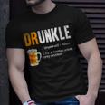 Drunkle Like A Normal Uncle Only Drunker Funny Beer Gift For Mens Unisex T-Shirt Gifts for Him