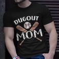 Dugout Mom Baseball Gift For Womens Unisex T-Shirt Gifts for Him
