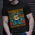 Dungeon Meowster Nerdy Halloween Cat Dad Unisex T-Shirt Gifts for Him