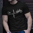 E Bike Herzschlag Elektrorad Mountainbike E-Bike T-Shirt Geschenke für Ihn