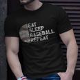 Eat Sleep Baseball Repeat Funny Baseball Fun Unisex T-Shirt Gifts for Him