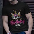 Einhorn Geburtstag Papa Des Geburtstags Mädchen Geschenk T-Shirt Geschenke für Ihn