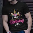 Einhorn Geburtstag Papa Des Geburtstags Mädchen Geschenk V2 T-Shirt Geschenke für Ihn