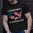Everyday Is Veterans Day Proud American Flag T-shirt Gifts for Him