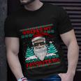 Evil Santa Wheres My Favorite Ho Funny Ugly Christmas Gift Unisex T-Shirt Gifts for Him