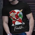 Faith Name Gift Santa Faith Unisex T-Shirt Gifts for Him