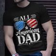 Fathers Day Gift | All American Patriot Usa Dad Unisex T-Shirt Gifts for Him