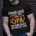 Finger Weg Ich Habe Einen Verrückten Opa Lustiges Opa T-Shirt Geschenke für Ihn