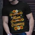 First Mom Now Grammy Cute Sunflower Gifts New Grammy Unisex T-Shirt Gifts for Him