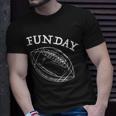 Funday American Football Dad Fathers Day Son Daddy Matching Unisex T-Shirt Gifts for Him
