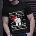 Funny Dentist Xmas Tooth Dental Assistant Ugly Christmas Gift Unisex T-Shirt Gifts for Him