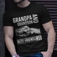 Funny Grandpa And Grandson Best Friends For LifeUnisex T-Shirt Gifts for Him