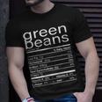 Funny Green Bean Nutrition Unisex T-Shirt Gifts for Him