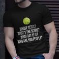 Funny Pickleball Meme V2 Unisex T-Shirt Gifts for Him