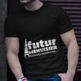 Futur Menuisier T-Shirt, Geduld & Humor Design Geschenke für Ihn