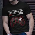 Gaming Zocken Konsole Ps5 Level Up Geburtstag Gamer Spruch T-Shirt Geschenke für Ihn