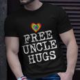Gay Pride Free Hugs For Lgbt For Uncle Unisex T-Shirt Gifts for Him