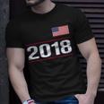 Geburtstag 2018 T-Shirt mit Amerikanischer Flagge für Männer und Frauen Geschenke für Ihn