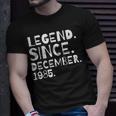 Geburtstagslegende Dezember 1985 T-Shirt, Retro Geburtstagshirt Geschenke für Ihn