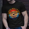 Golden Retriever Goldie Dog Vintage Life Is Golden With A Retriever Dog Lover 289 Retrievers Unisex T-Shirt Gifts for Him