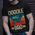 Goldendoodle Labradoodle Dad Golden Doodle Bro Vintage Dog V2 T-Shirt Gifts for Him