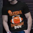 Grandma Of The Birthday Boy American Football Kid Party Unisex T-Shirt Gifts for Him