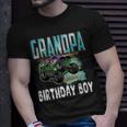 Grandpa Of The Birthday Boy Monster Truck Birthday Boy Unisex T-Shirt Gifts for Him