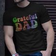 Mens Grateful Dad Vintage Fathers Day T-Shirt Gifts for Him