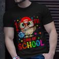 Happy 100 Days Of School Cute Owl Teachers 100 Days Smarter T-shirt Gifts for Him