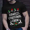 Hawkes Name Gift Christmas Crew Hawkes Unisex T-Shirt Gifts for Him