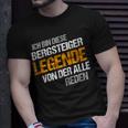 Herren Bergsteiger Lustig Spruch Legende Berge Witzig T-Shirt Geschenke für Ihn