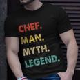 Herren Chef Mann Mythos Legende T-Shirt Geschenke für Ihn