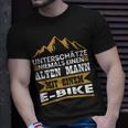 Herren Herren E-Bike Fahrrad E Bike Elektrofahrrad Spruch T-Shirt Geschenke für Ihn