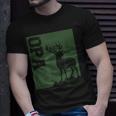 Herren Hirschmotiv Für Jäger Opa T-Shirt Geschenke für Ihn