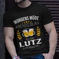 Herren Lutz Name Geschenk-Idee Geburtstag Lustiger Spruch T-Shirt Geschenke für Ihn
