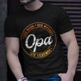 Herren Opa Der Mann Der Mythos Die Legende Lustiges Geschenk T-Shirt Geschenke für Ihn