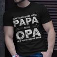 Herren T-Shirt Lustiger Spruch für Papa und Opa, Vatertag Geburtstag Geschenke für Ihn