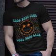 Hippie Face Cool Dads Club Retro Groovy Fathers Day T-shirt Gifts for Him