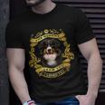 Hunde-Motiv Schwarz T-Shirt mit Liebevoller Botschaft, Tierfreund Design Geschenke für Ihn