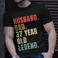 Husband Dad 37 Year Old Legend Retro Vintage 37Th Birthday Gift For Mens Unisex T-Shirt Gifts for Him