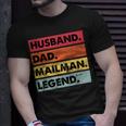 Husband Dad Mailman Legend Postal Worker T-shirt Gifts for Him