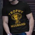 Husband Trophy Cup Vintage Retro Design Fathers Day Gift Unisex T-Shirt Gifts for Him