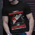 I Want A Hippopotenuse For Christmath Math Teacher Christmas Tshirt Unisex T-Shirt Gifts for Him