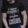 I Wear Periwinkle For Grandma Stomach Cancer Awareness Unisex T-Shirt Gifts for Him