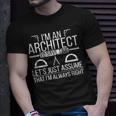 Ich Bin Ein Architekt Architekturarchitekten V3 T-Shirt Geschenke für Ihn