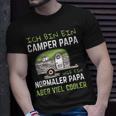 Ich Bin Ein Camper Papa Wie Ein Normaler Aber Viel Cooler T-Shirt Geschenke für Ihn