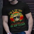 I’M A Cat Dad Just Like A Regular Dad But Way Cooler Vintage Unisex T-Shirt Gifts for Him