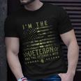 Im The Veteran And The Veterans Wife Veterans Day Military Unisex T-Shirt Gifts for Him