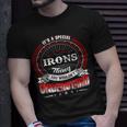 Irons Family Crest Irons Irons Clothing IronsIrons T Gifts For The Irons Unisex T-Shirt Gifts for Him