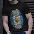 Its In My Dna Fingerprint Argentina Flag Pride Sun Of May T-shirt Gifts for Him